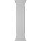 Ekena Millwork 10"W x 48"H End Newel Post with Panel, Peaked Capital & Base Trim (Installation kit included) NWL10X48EPP0B0 - alternate 5
